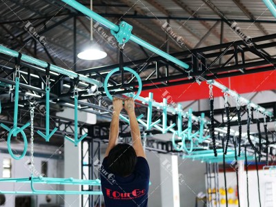 Ninja Monkey Bar Flying Fox