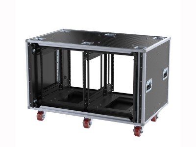 Custom Rack Space CPAC Pocket Door Shockmount Case – Double Wide