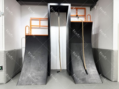 Ninja Warrior Obstacles Warped Wall for Gym Fitness Training