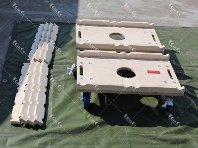 Portable Aluminum Stage Truss Trolley Adjustable Dolly Cart with Wheels for 290mm Aluminum Truss