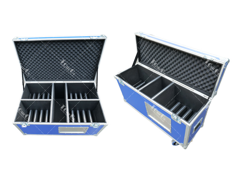 Customized Blue LED/LCD/TV Panel Flight Road Case