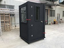 Portable Acoustic Mobile Musical Instrument Practice Booth for Medical or Audiology Testing Labs
