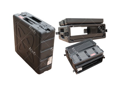3U AMP Rack Case PE Material Flight Case