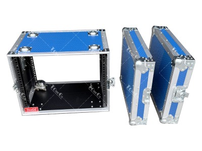 Blue Color 8u Rackmount Flight Case Blue Color 8u Rackmount Flight Case