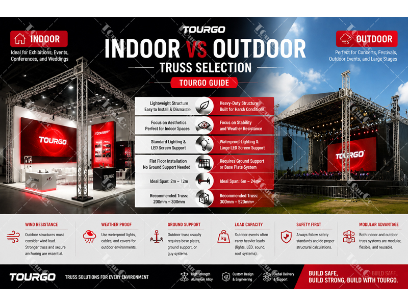 Indoor vs Outdoor Truss Selection