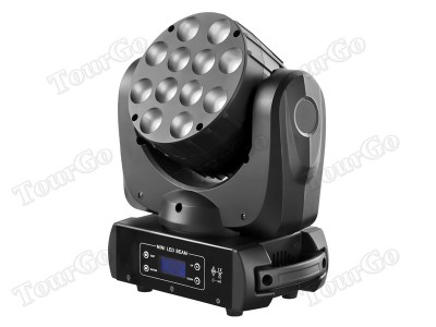 12x10W RGBW 4 In 1 LED Beam Moving Head Light