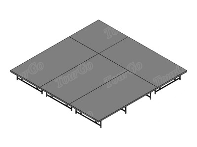 12′x12′ Stage System, 16″-24″ High