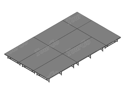 12′x20′ Stage System, 16″-24″ High