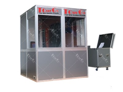 Two Person Simultaneous Translation Booth Sound Insulation Systems for International Conference