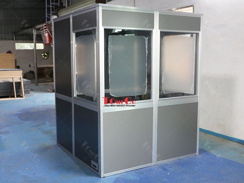 Portable Easy to Elevator 2-Person Interpreter Booth with ISO4043 Standard