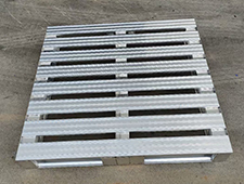 Aluminum profile pallet for seafood company cold storage recycled aluminum steel pallet