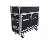 Customized Black Flip Mixer Flight Transportation Road Case for Console
