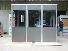 Mobile Three Person Simultaneous Interpreter Booth