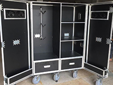 Double tack locker storage trunks tack lockers cases