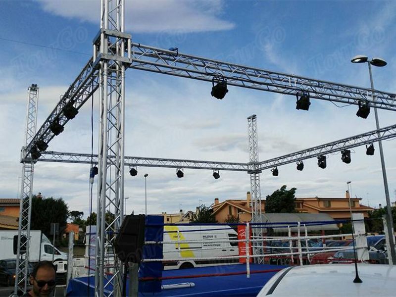 Tourgo Aluminium Spigot Stage Lighting Truss Concert Truss for Outdoor Events