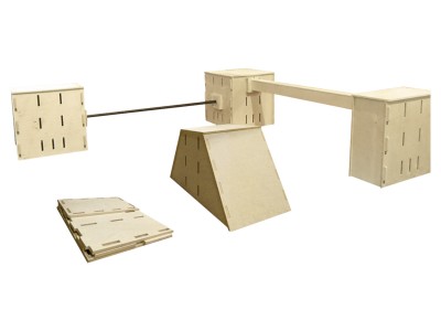 Gym Training Course Pop Up Parkour Package