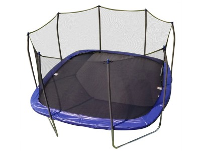 14′ Square Trampoline with Safety Enclosure