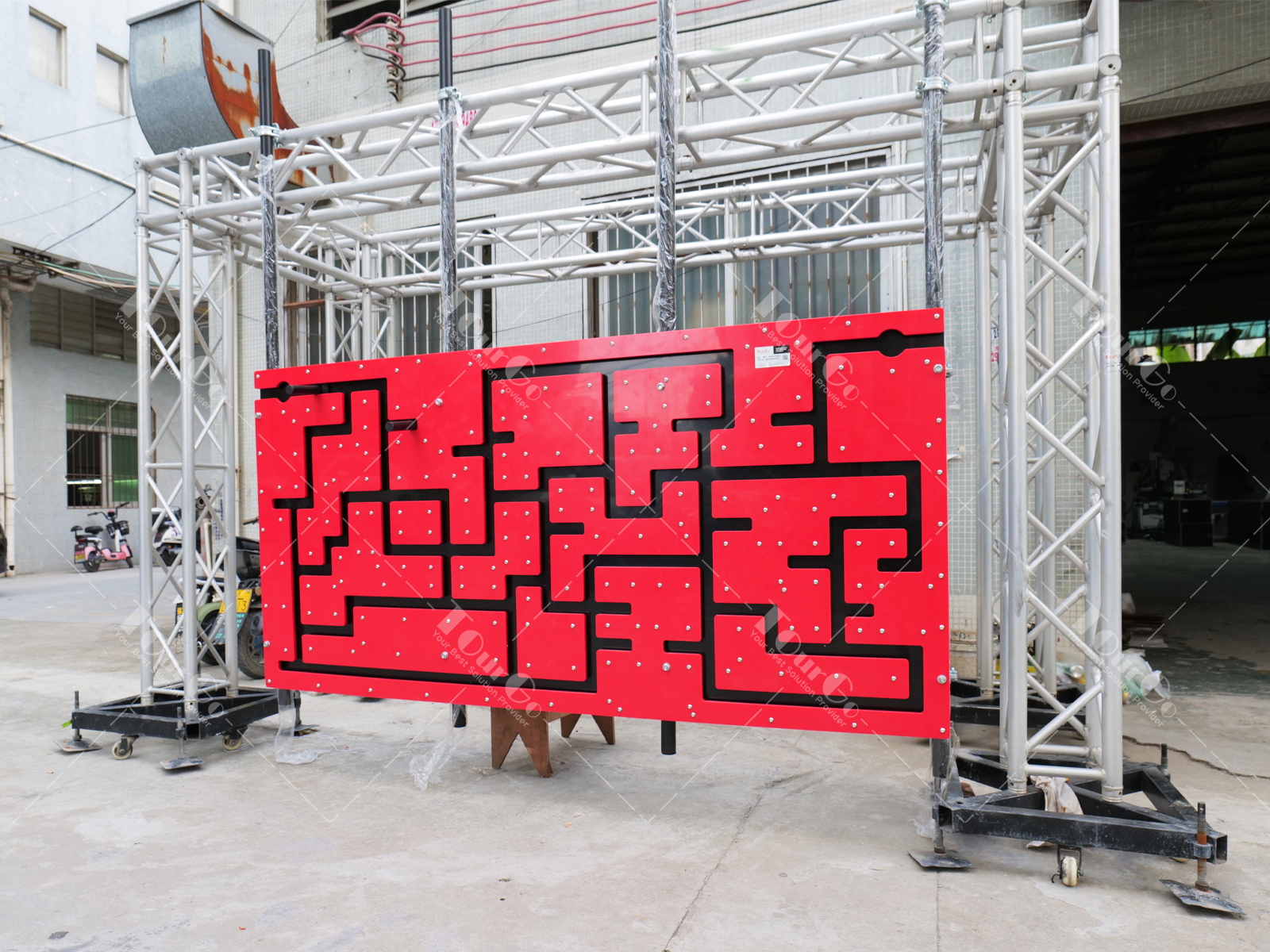 14ninja warrior peg board maze climbing