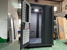 Enhanced Podcast Booth/Broadcast Recording Studio Vocal Isolation Drum Sound Proof Phone Booth