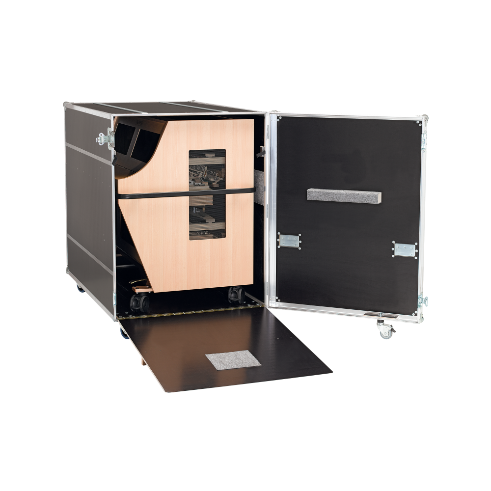 Flight case for keyboard glockenspiel