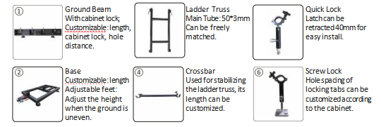 General LED Screen Ground Support