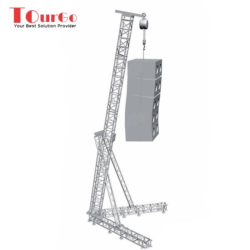 Tourgo 10m Line Array Speaker Truss Stand ,Line Array Speaker Lift