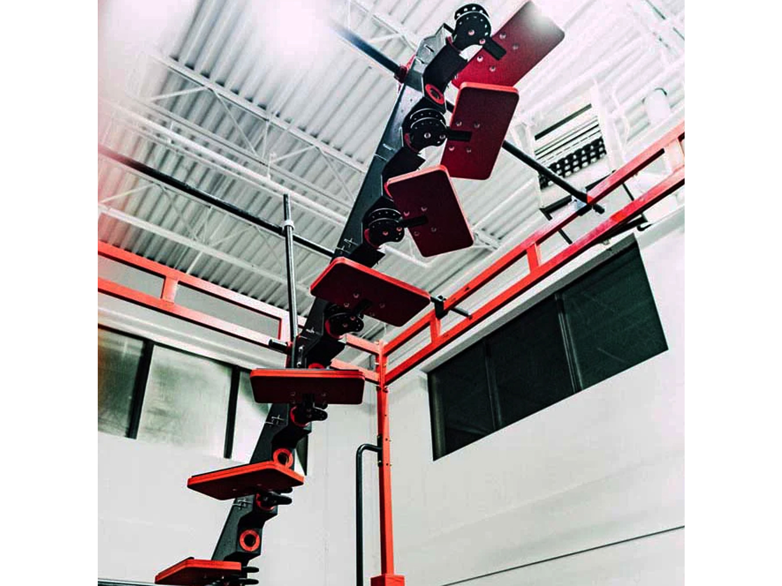 Trampoline Park Ninja Warrior Course Outdoor Indoor Exercise Elements Jumping The Spine