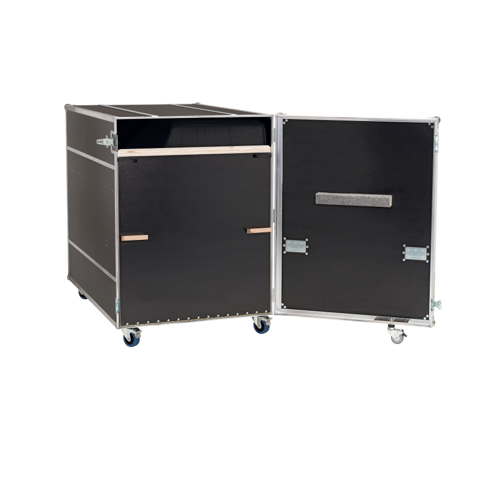 Flight case for keyboard glockenspiel