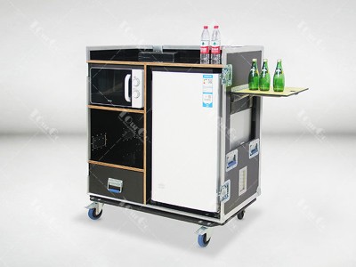 15 bar counter flight cases