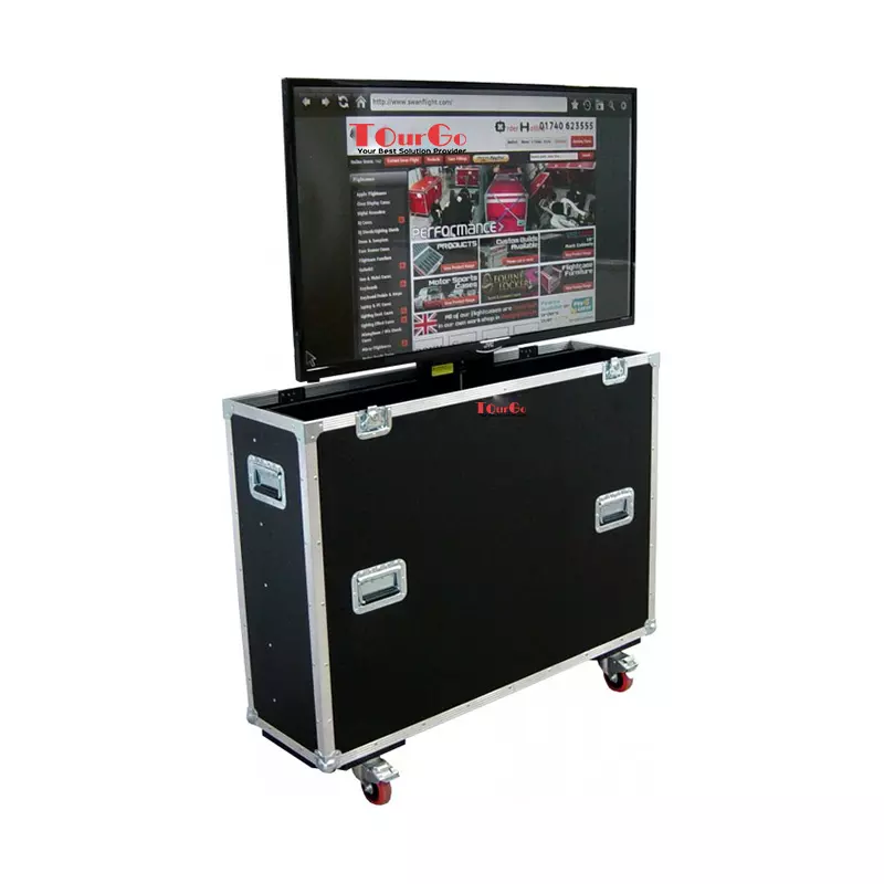 65″ Plasma/LCD/LED Flight Case with Electric Lift