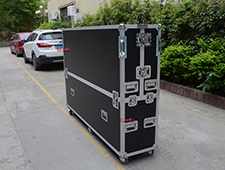 85” Automatic Control Led LCD TV Screen Electric lift Plasma Flight Road Show Case