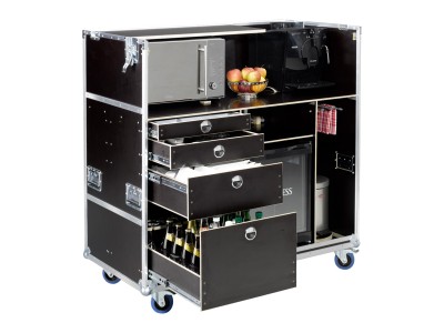 MOBILE CAFETERIA ROAD CASE KITCHEN CATERING FLIGHT CASE