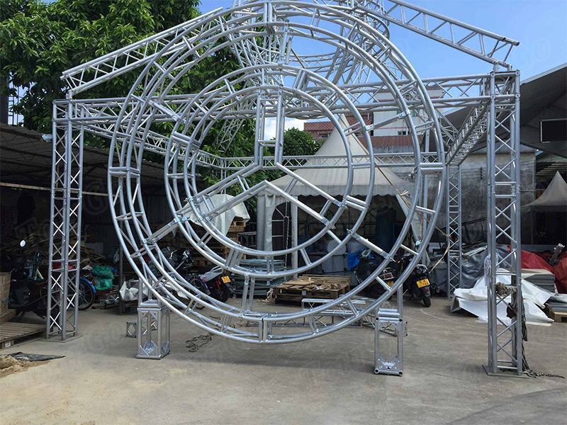 Tourgo Hight Quality Outdoor Performance Aluminum Stage Truss / Background Truss for sale