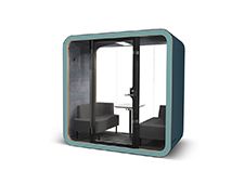 Customized Soundproof Office Phone Booth Pod For Two People