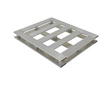 Anti-slip Reusable Aluminum Pallets For Chemical Industry Transport