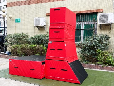 Kids ninja training equipment slanted steps,vert wall,octa platform,landing mat,speed bump–LANDING MAT