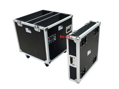 Flight case for 10pcs 600x600x5mm Pipe Drape base plates