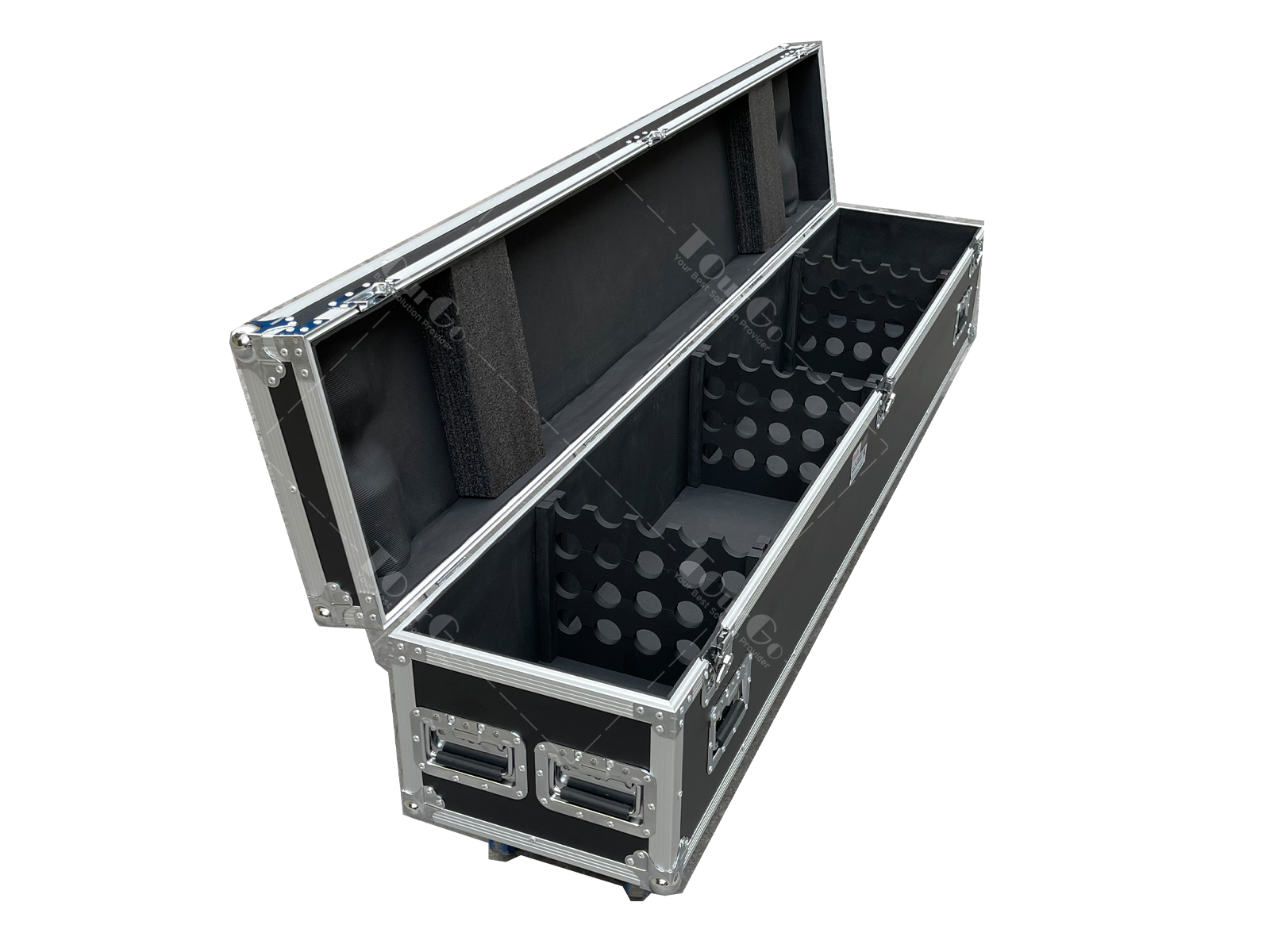 Flight Road Case For 20pcs Pipe Drape uprigts