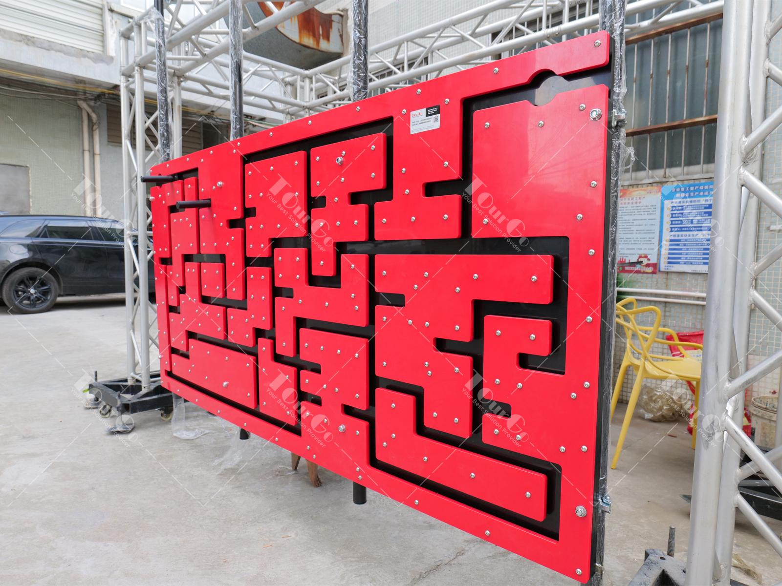 16ninja warrior peg board maze climbing