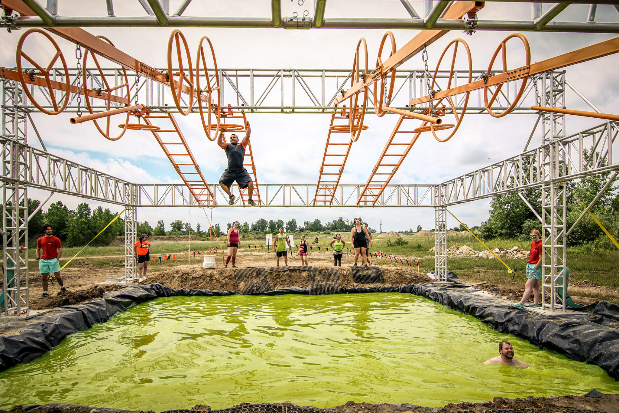 Tough Mudder Obstacles-FUNKY MONKEY