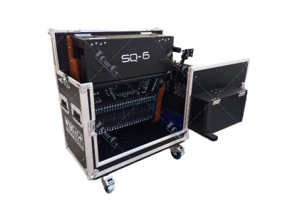 Flip flight case for Allen &Heath SQ-6 with doghause