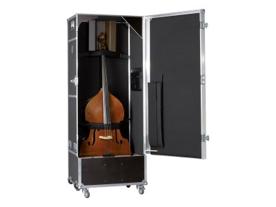 Flight case for 1 double-bass and accessories