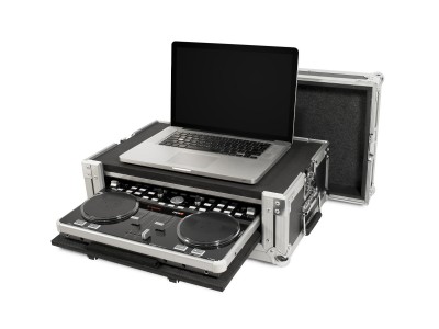 ATA CASE FOR VESTAX VCI300 WITH LAPTOP STORAGE AND PULL OUT VCI300 COMPARTMENT