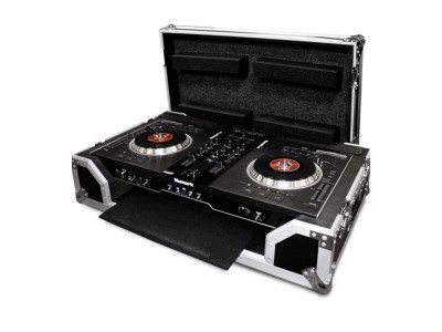 CASE FOR NUMARK NS7 CONTROLLER – WITH PULL OUT KEYBOARD TRAY AND INNER WHEELS