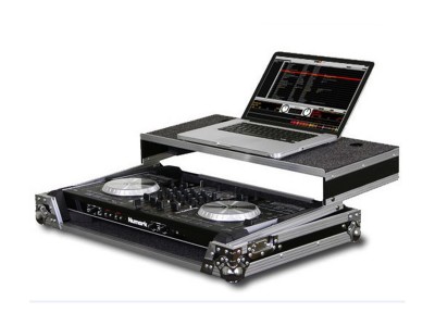 DJ CASE FOR NUMARK NS7iii WITH LAPTOP STAND AND INNER WHEELS
