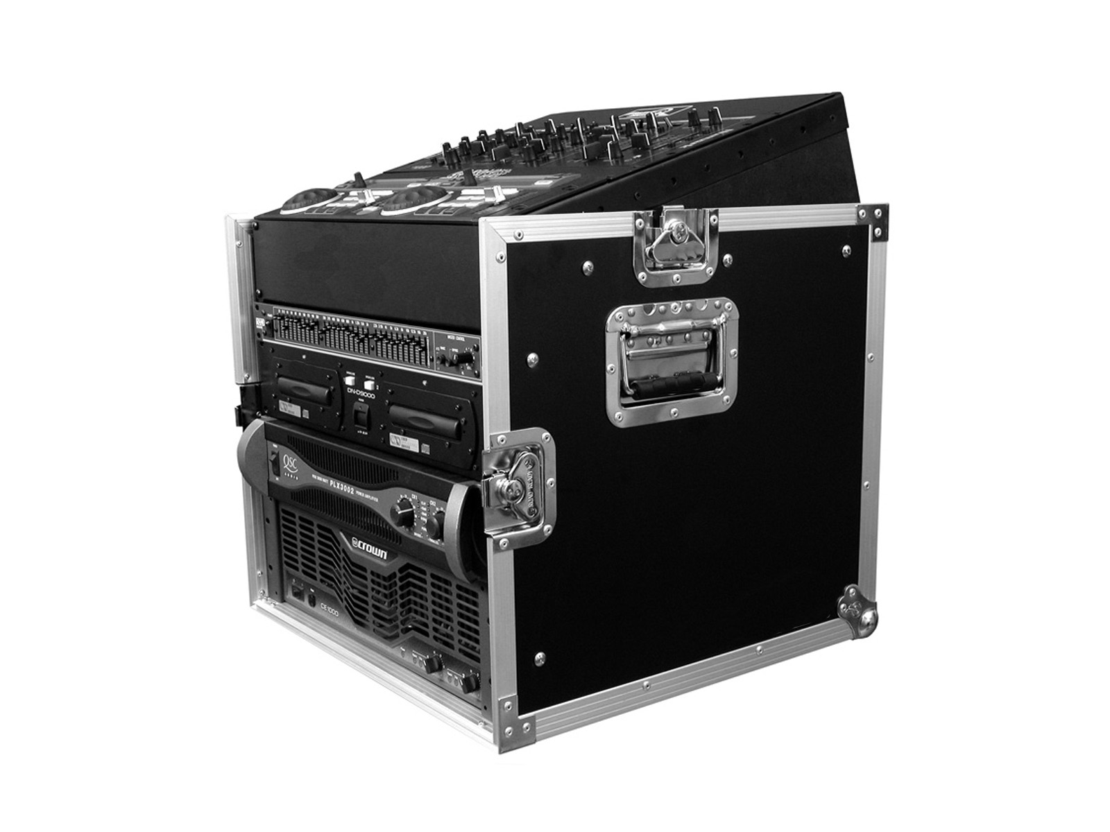 10U SLANT MIXER RACK / 8 U VERTICAL RACK SYSTEM