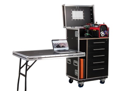 24 X 30 mobile production workstation workbox flight case