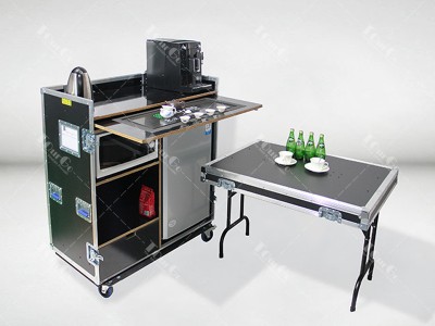 Portable bar counter flight cases