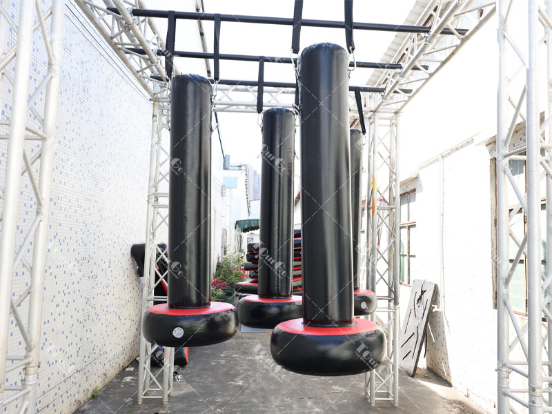 17 inflatable obstacles