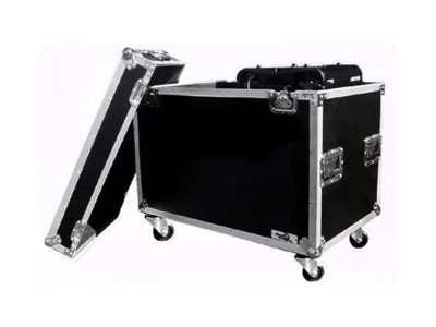 MOVING HEAD LIGHTING CASE FOR 2 X TYPE 250 HEADS IN HANGING POSITION  W/CASTER PLATES